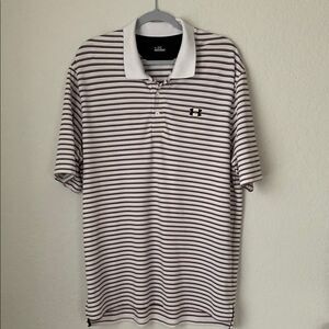 Under Armour Polo Men’s Shirt Classic Stripes Size XL